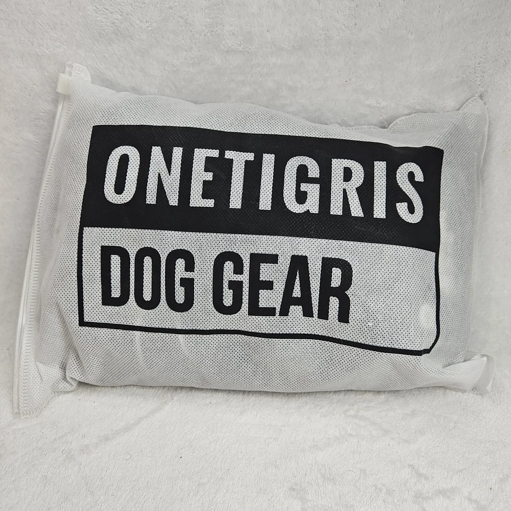 OneTigris Dog Raincoat w/ Removable Hood | Waterproof Reflective 4-Leg Jacket |s
